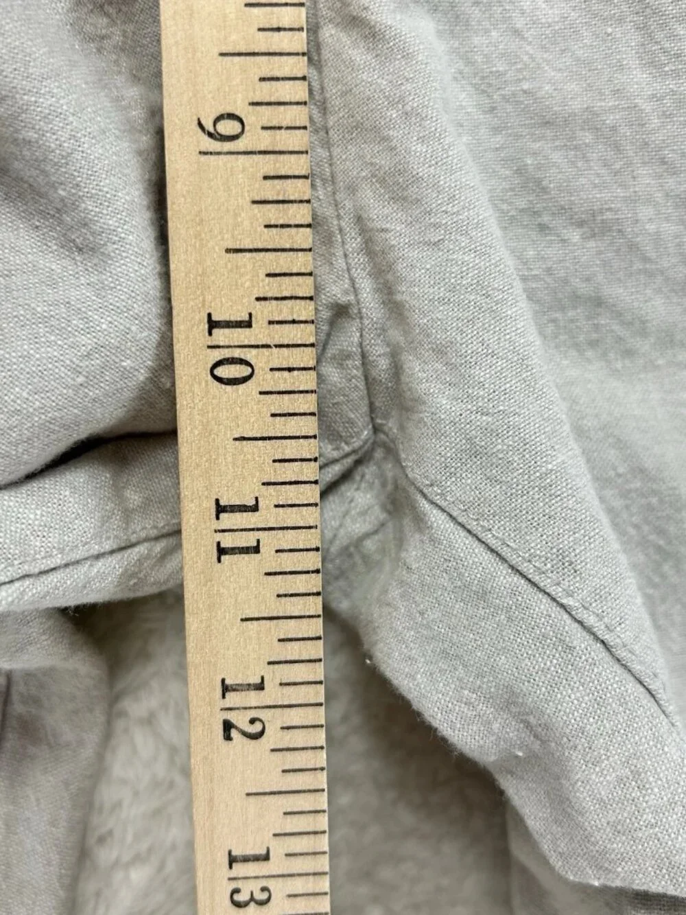 Banana Republic Linen Blend Pants Men's Tan 35x32 Straight Leg “Read”